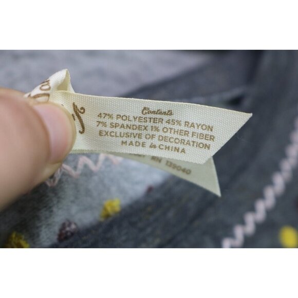 Matilda Jane Long Sleeve Embroidered Dress-Size Large-Pockets - Picture 4 of 9